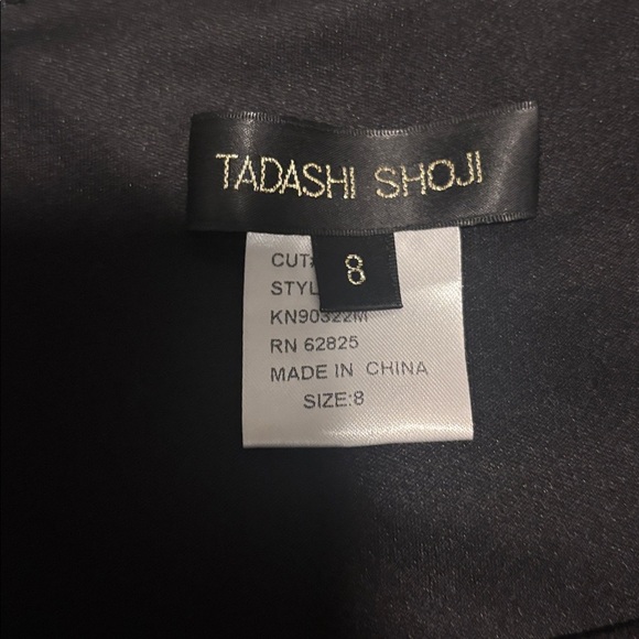 TADASHI SHOJI SEQUIN & SILK MESH SHEATH DRESS sz 8 - Picture 9 of 15